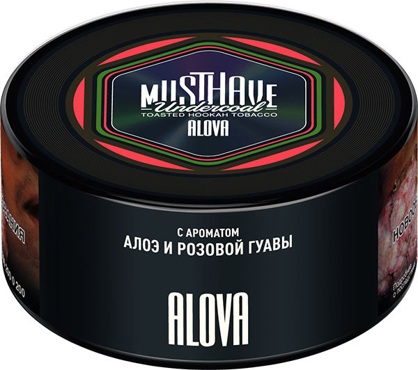 MustHave Shisha Tobacco – Alova (125g) | Aloe Guava Tropical Fusion - Shishabox UAE
