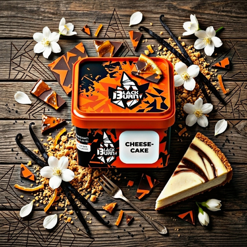 BlackBurn Cheesecake Shisha Tobacco (200g) | Gourmet Dessert