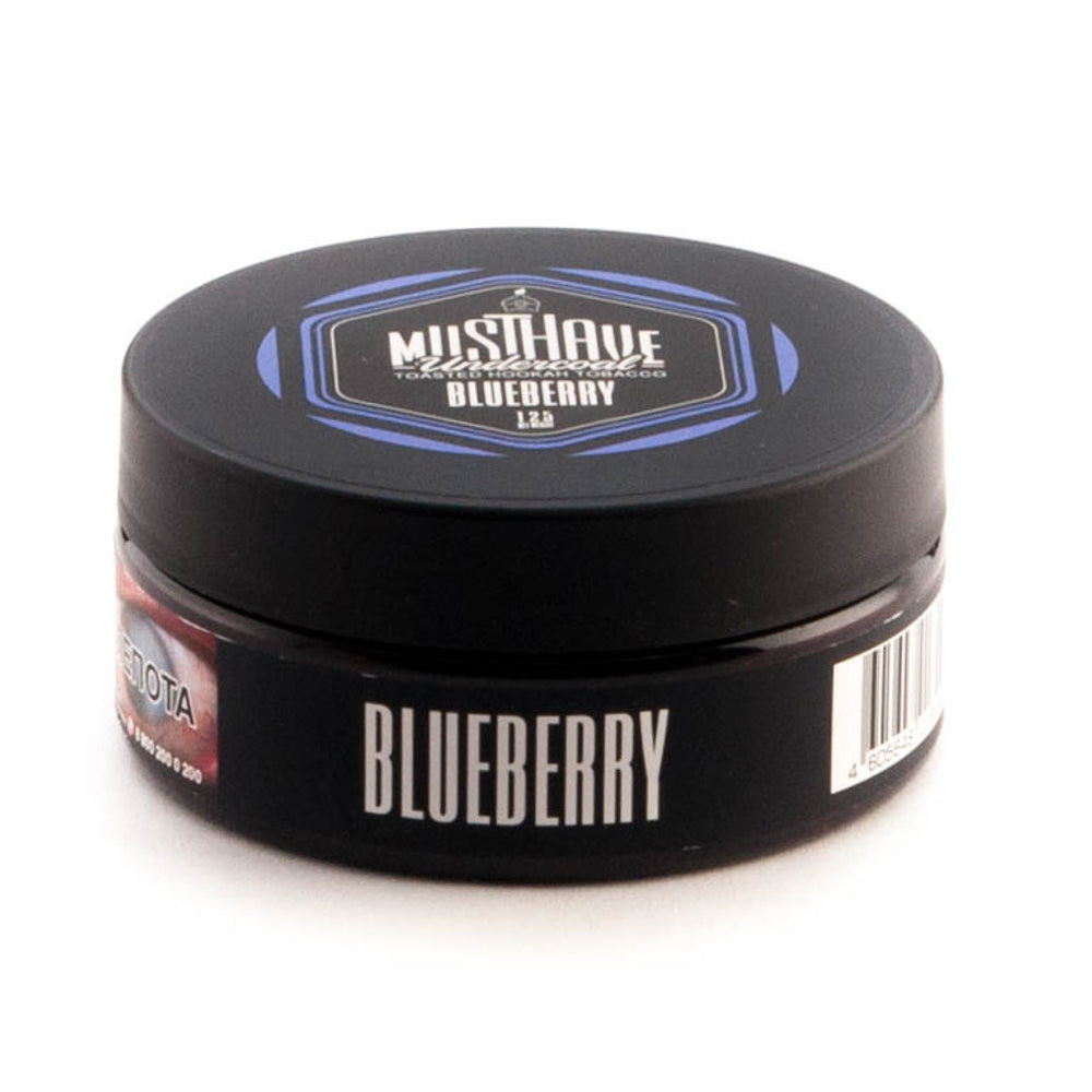 MustHave Shisha Tobacco – Blueberry (125g) | Ripe Blueberry with Creamy Yogurt Notes