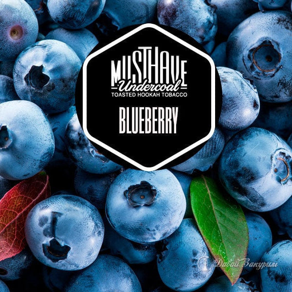 MustHave Shisha Tobacco – Blueberry (125g) | Ripe Blueberry with Creamy Yogurt Notes