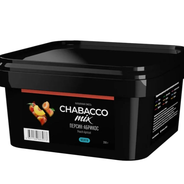 Chabacco Medium Mix Peach Apricot (200g) | Sweet Peach and Apricot Pulp