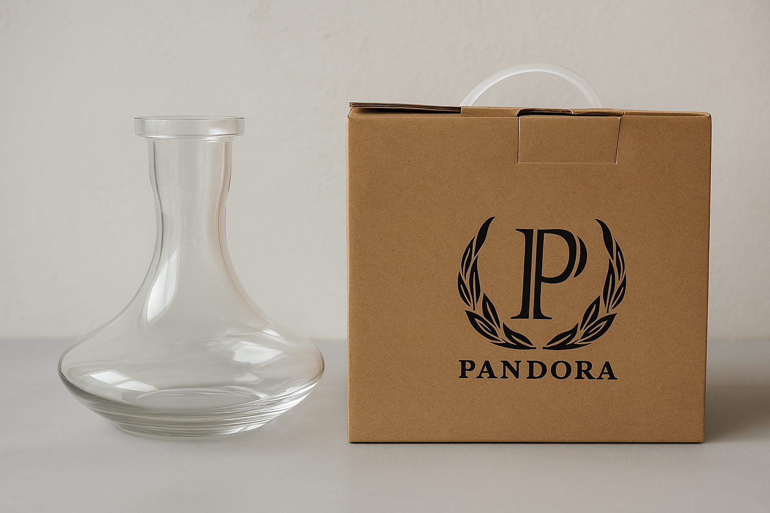 Pandora Flask Clear Glass Mini | 24cm Height
