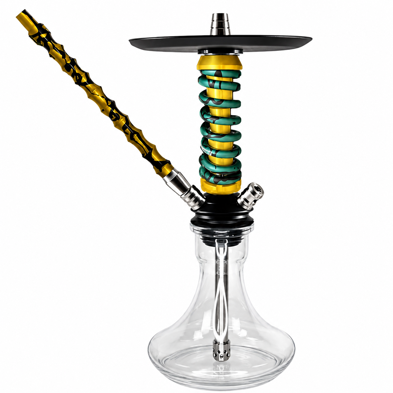 Mamay Customs Coilovers Micro – Gold Emerald Splash (Without Flask)