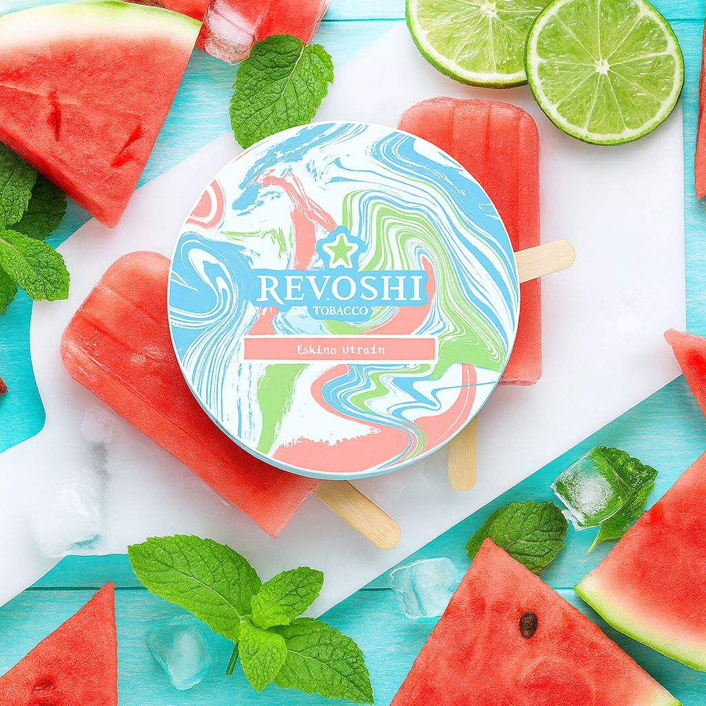 Revoshi Shisha Tobacco Eskimo Watermelon (250g) | Refreshingly Cool Watermelon Flavor