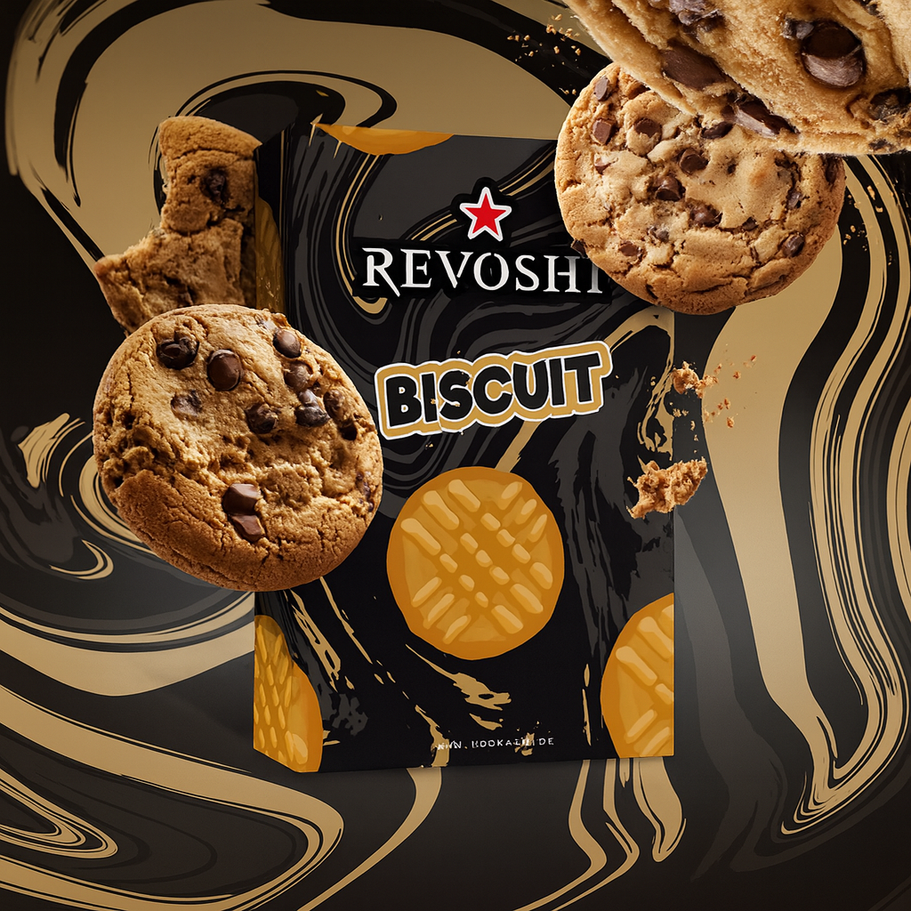 Revoshi Shisha Tobacco Biscuit (250g) | Sweet, Crispy Biscuit