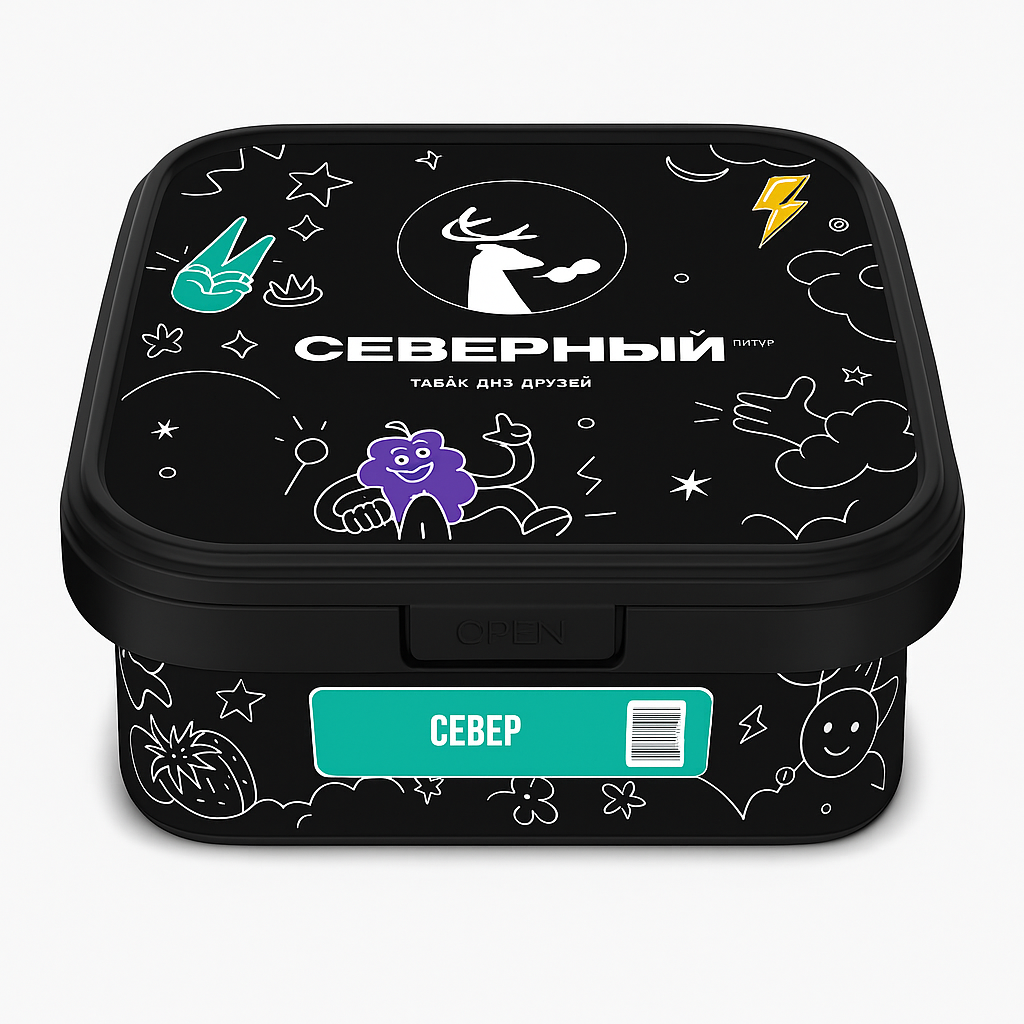 Табак для кальяна «Северный» (200 г) | Замораживающий лёд