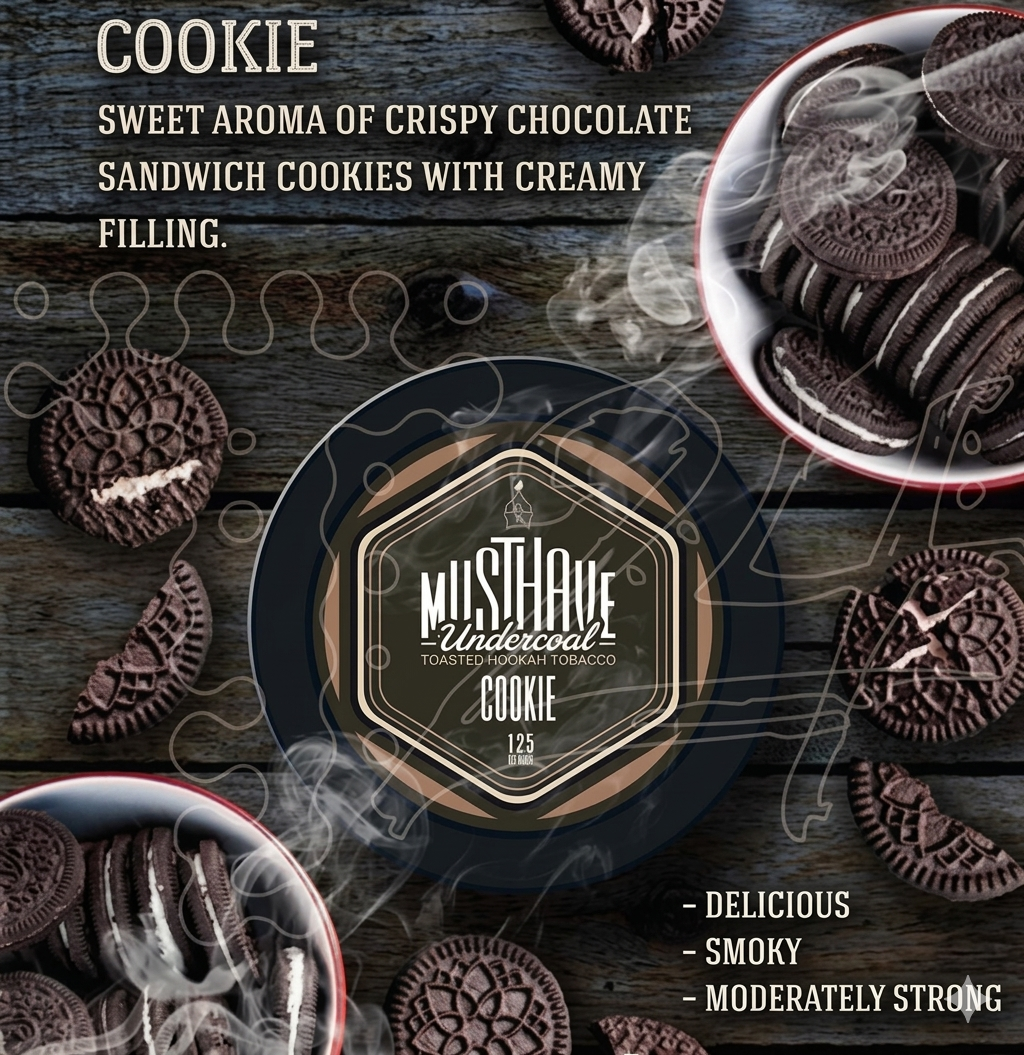 MustHave Shisha Tobacco – Cookie | The Freshly Baked Delight