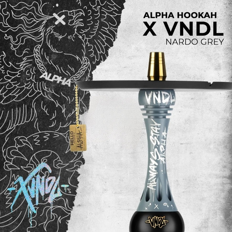 Original Alpha Hookah X VNDL Nardo Grey (Without Flask) | Street Art M