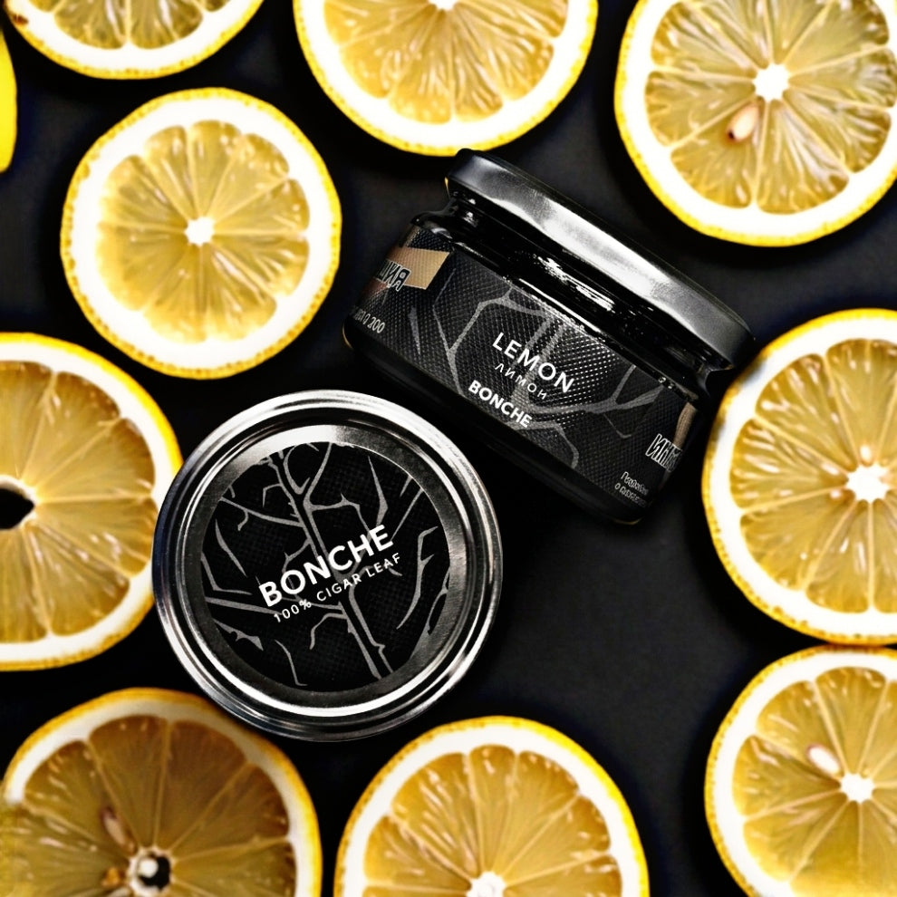 Bonche Lemon Shisha Tobacco (120g) | The Zesty Heritage