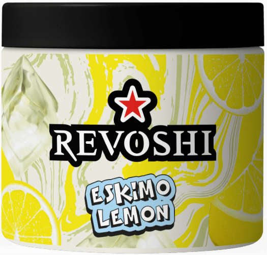 Revoshi Shisha Tobacco Eskimo Lemon (250g) | Sweet Lemon with a Cool Mint Twist