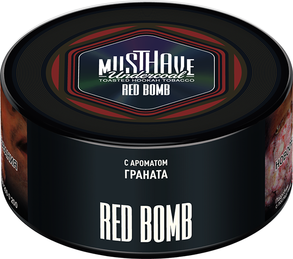 MustHave Shisha Tobacco – Red Bomb (125g) | Pomegranate Experience - Shishabox UAE