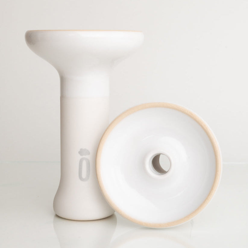 Oblako x Doosha Edition Phunnel WHITE | Premium Handmade Hookah Bowl