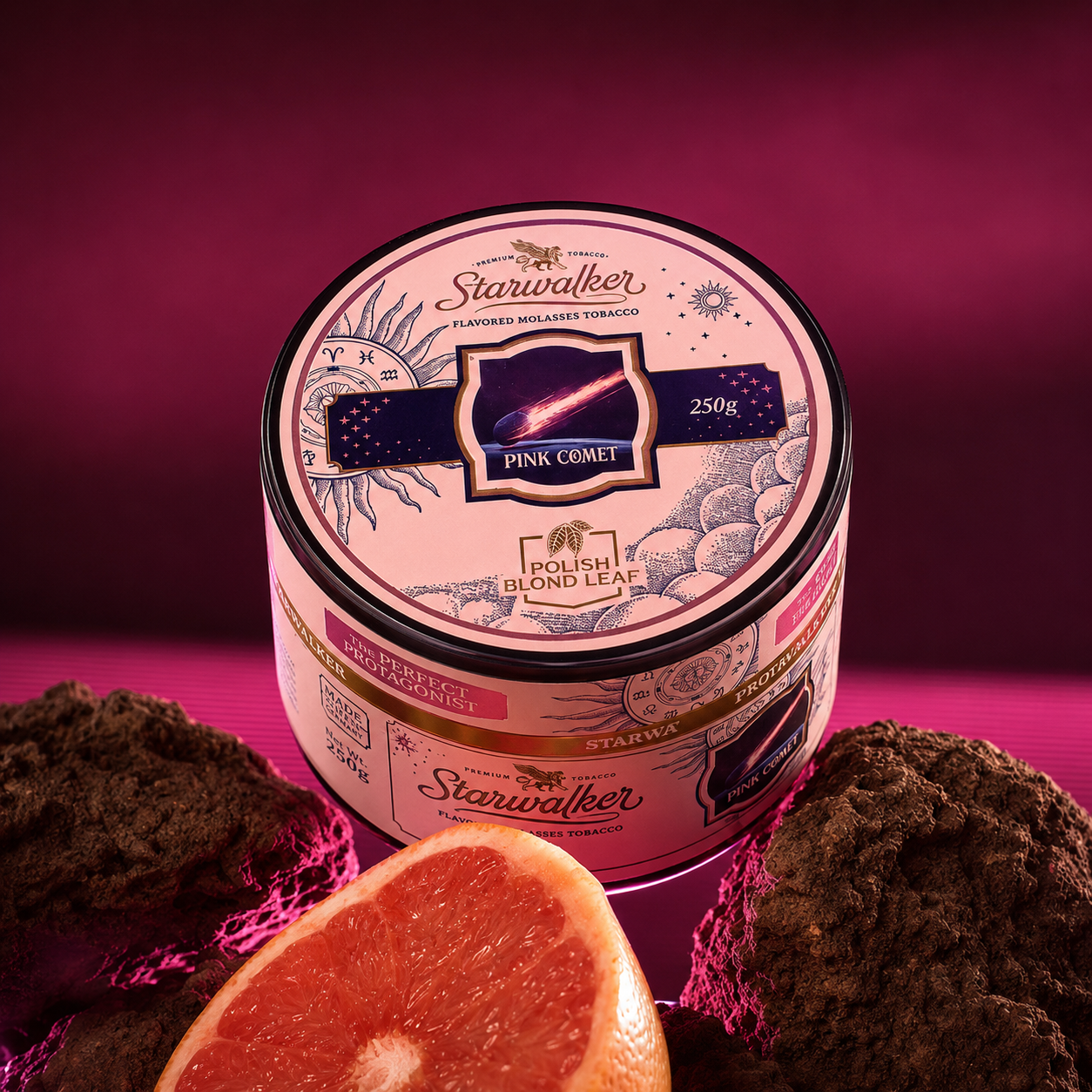 Starwalker Premium Tobacco – Pink Comet (250g) | The Cosmic Mocktail