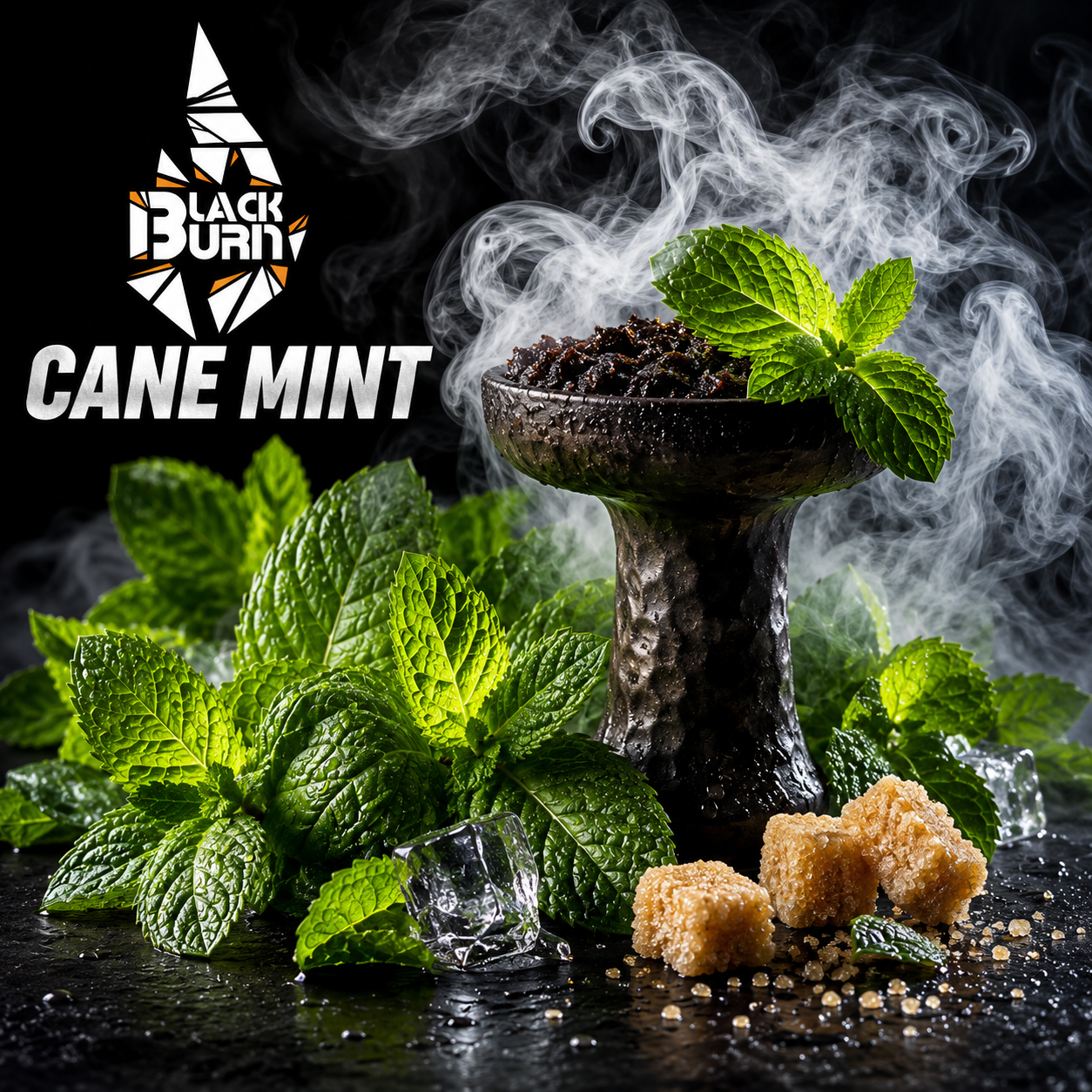 BlackBurn Cane Mint Shisha Tobacco (200g) | The Ultimate Peppermint Punch