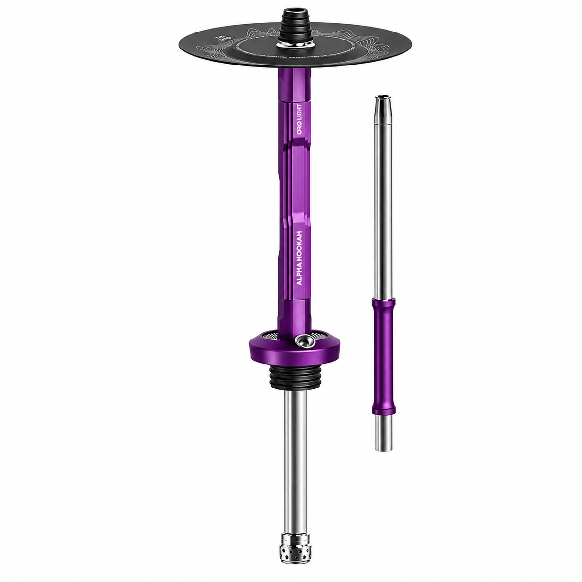 Original Alpha Hookah ORO Light Jade Purple (Without Flask)