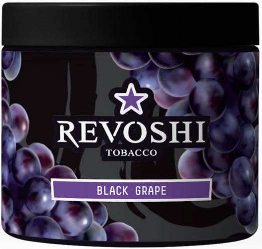 Revoshi Shisha Tobacco Black Grape (250g) |  Bold Fruity Flavor