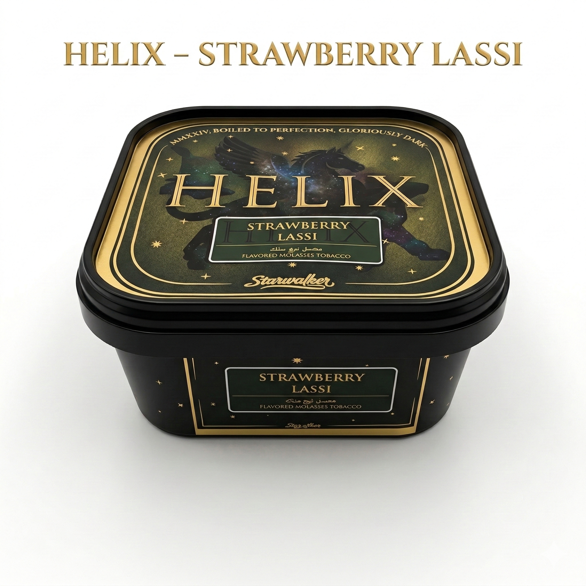 Helix Black Tobacco (250g) | Strawberry Lassi