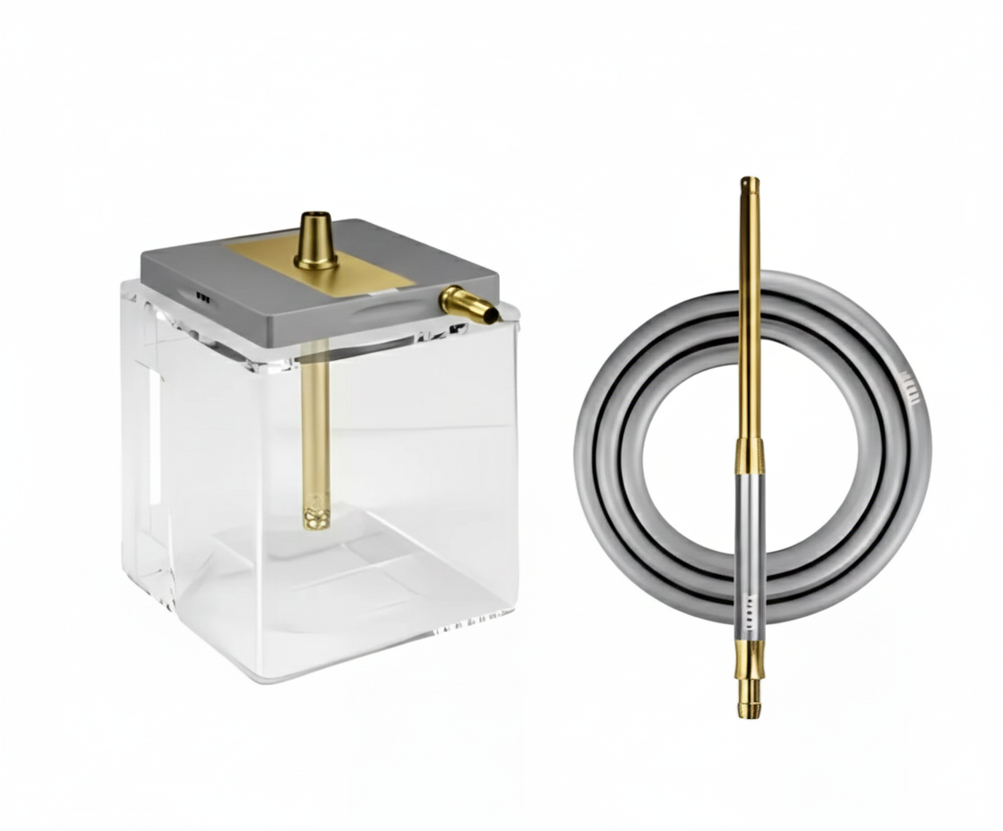 Original Hookah Hoob Atom Space Grey-Gold (Complete Set)