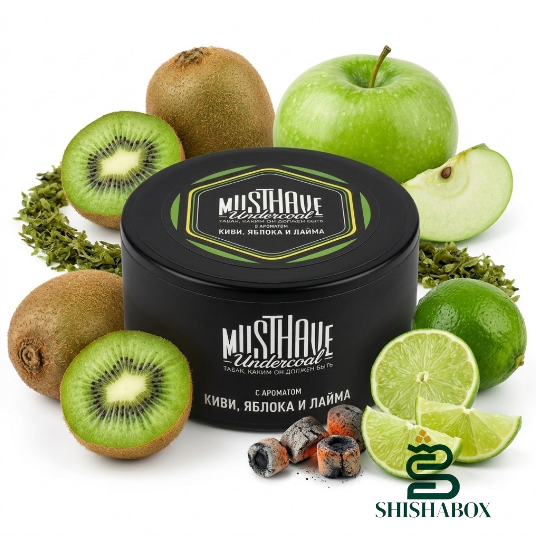 MustHave Shisha Tobacco – Greendizer (Kiwi, Apple & Lime) | The Crisp Green Tonic