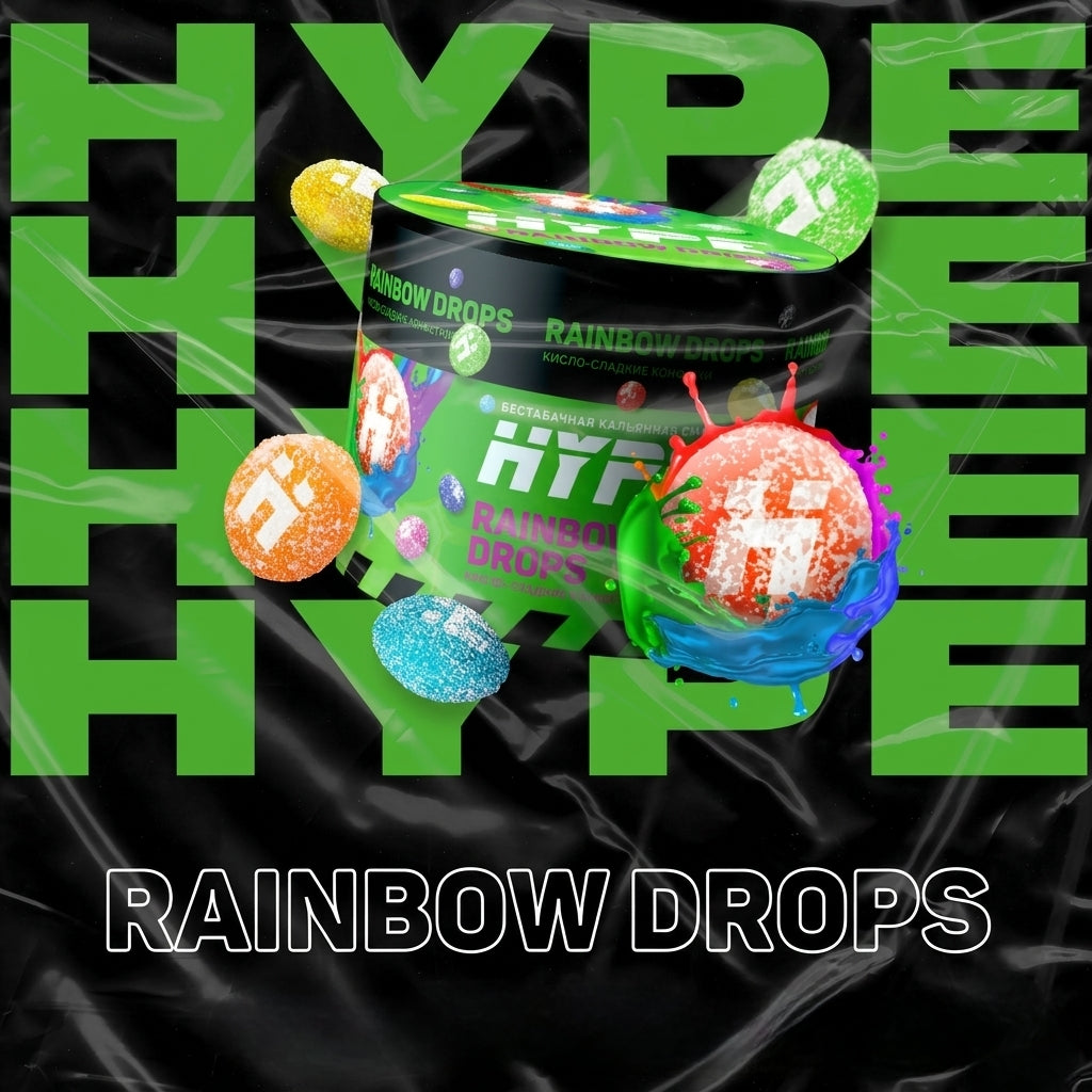 Hype Rainbow Drop (50g) | The Technicolor Sweetness