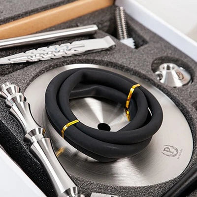 Pandora Classic Hookah Stainless Steel | Full Set (without Glass Base)