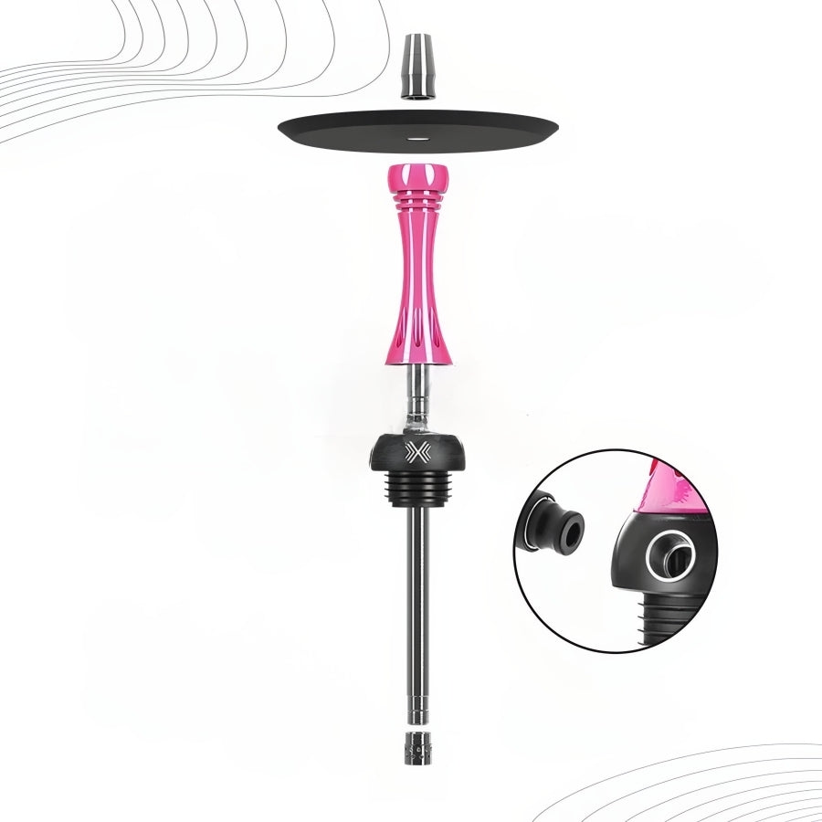Original Alpha Hookah X Rose Fluor (Without Flask)