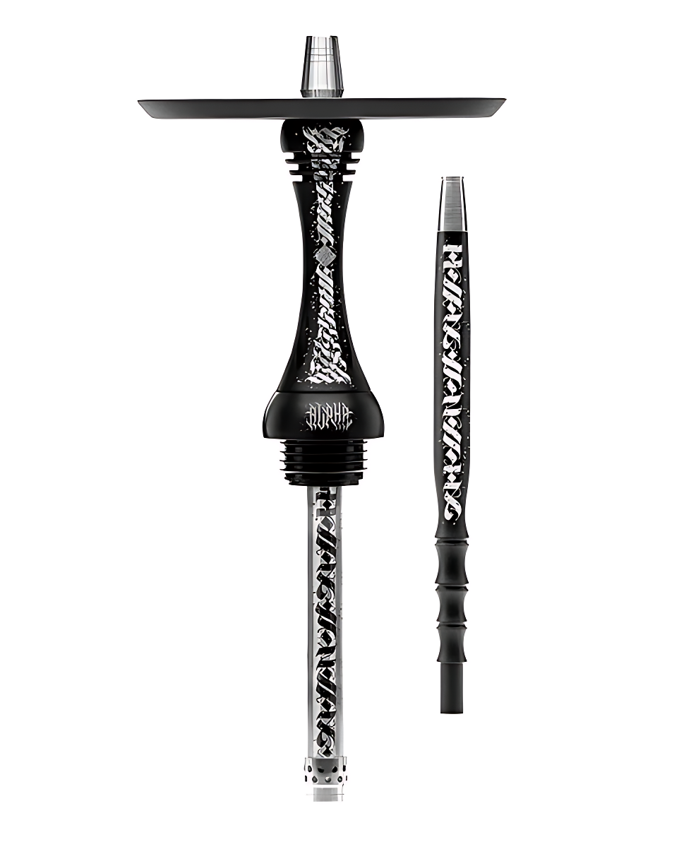 Original Alpha Hookah X Artist Black Matte (Without Flask)