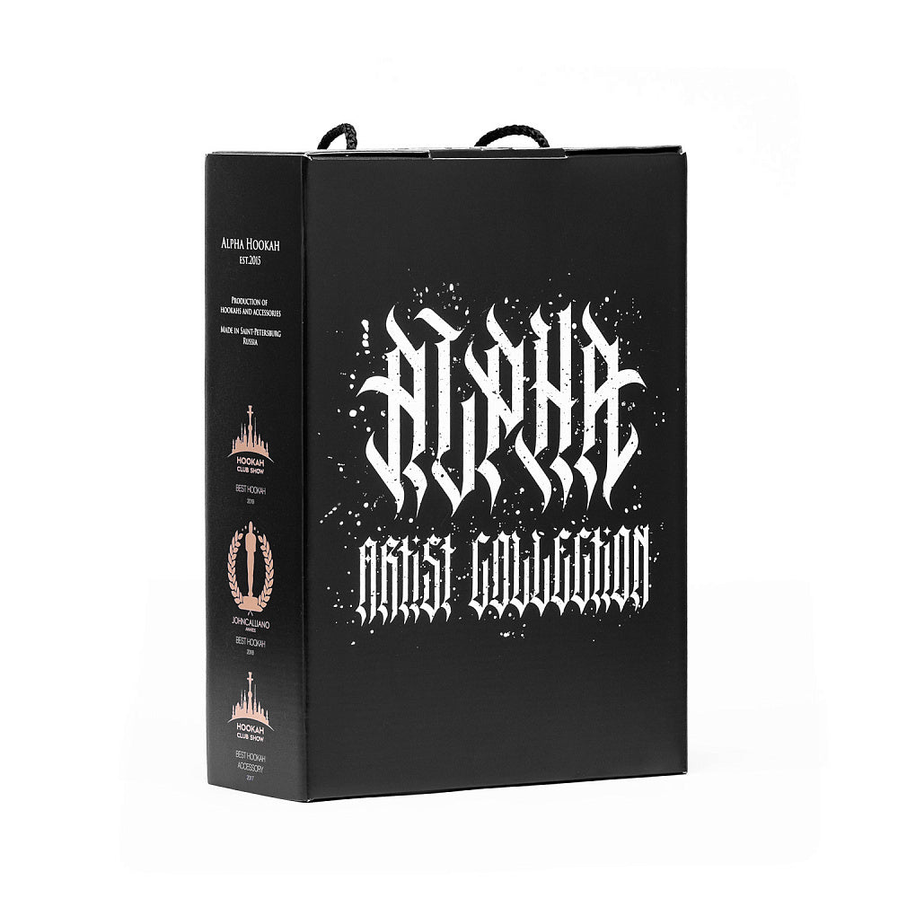 Alpha Hookah Model X Matte Red Artist Collection Modified Version 0.1 - Shishabox UAE