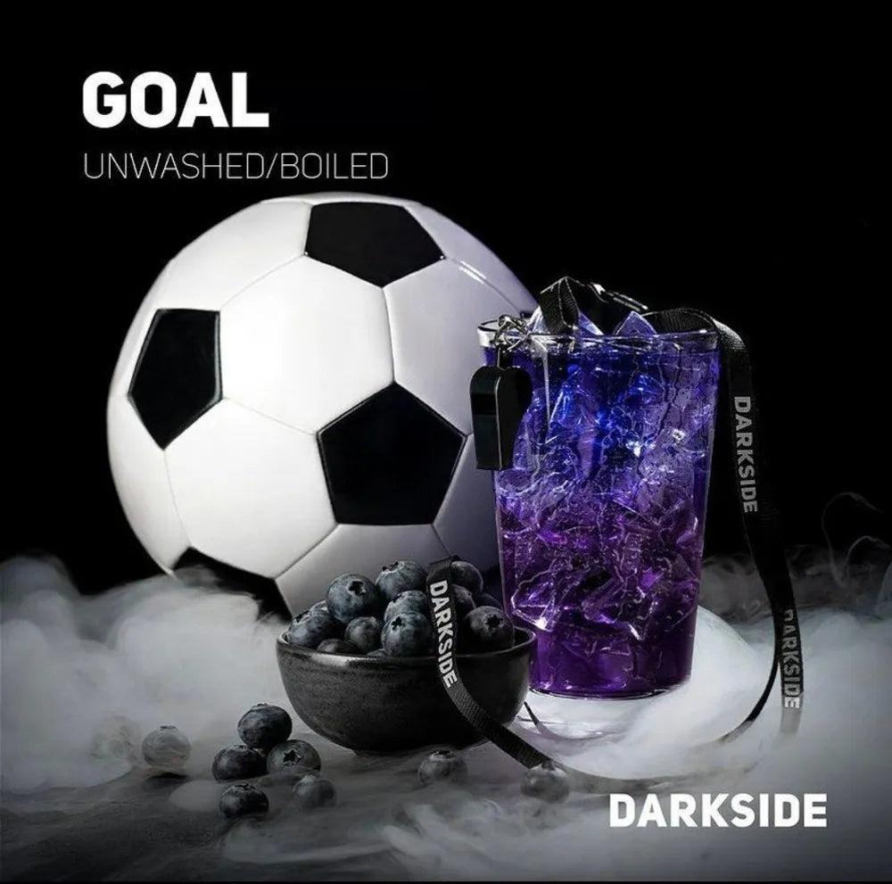 Darkside Shisha Tobacco Goal (100g) Unwashed Boiled | Blueberry Energy Drink
