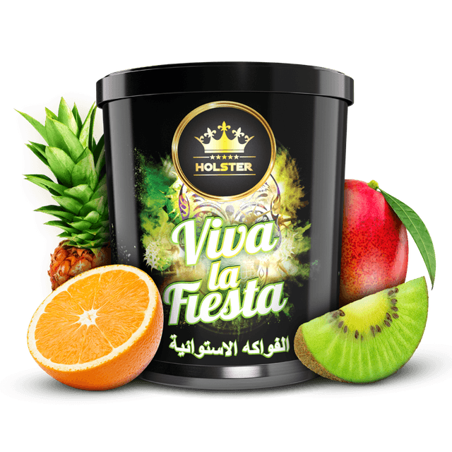 Holster Tobacco - Viva La Fiesta (250g) | Tropical Fruit Mix - Shishabox UAE