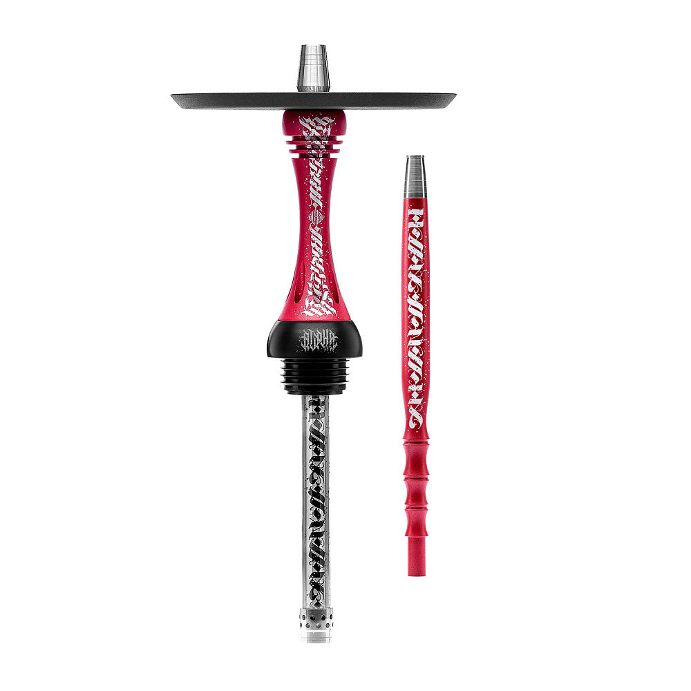 Alpha Hookah Model X Matte Red Artist Collection Modified Version 0.1 - Shishabox UAE