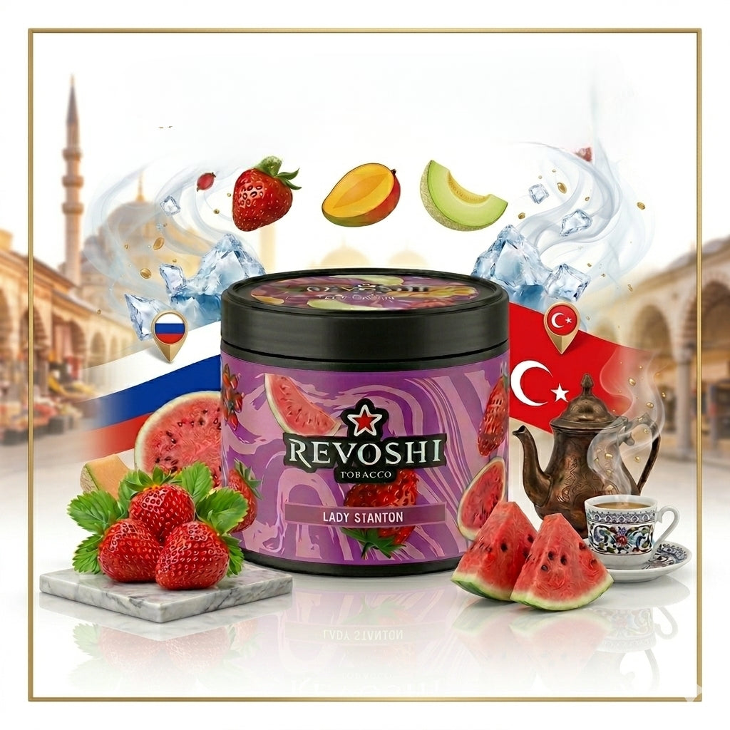 Revoshi Shisha Tobacco Lady Stanton (250g) | Sweet, Tropical, and Sun-Ripened Fusion