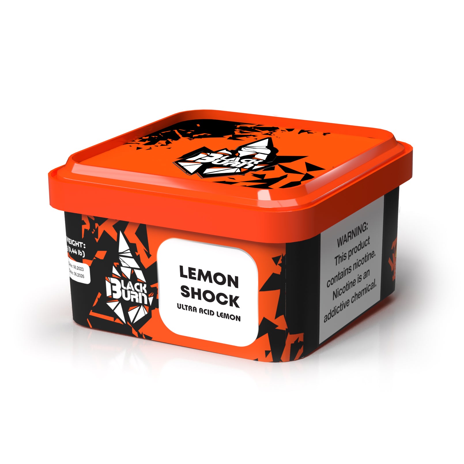 Blackburn Lemon Shock Shisha Tobacco (200g) | Intensely Sour Lemon
