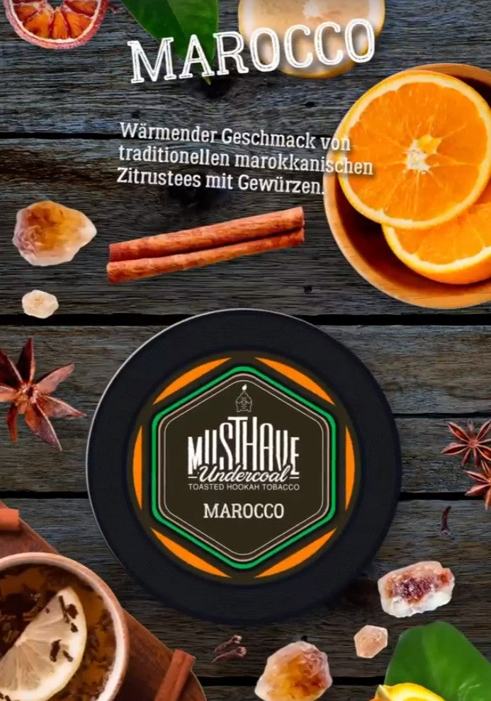 MustHave Shisha Tobacco – Morocco | Citrus Tea Experience