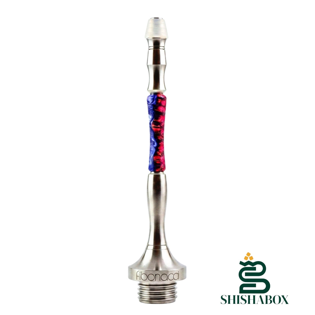 Original Union Hookah Fibonacci Hybrid Pink-Violet (Without Flask) | Ultra Premium Hybrid Mechanics, Exotic Stabilization