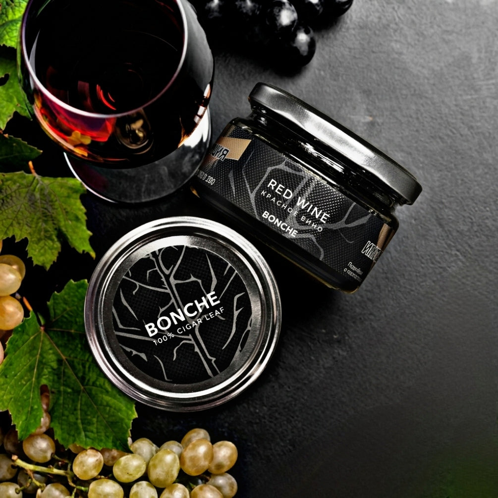 Bonche Red Wine Shisha Tobacco (120g) | The Art of Maturation